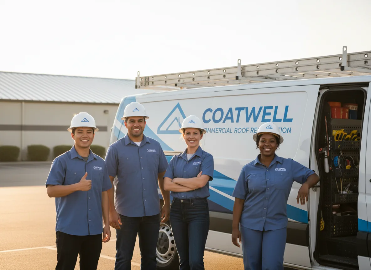 Commercial roof coating company in Eton, GA
